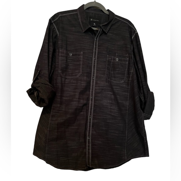 I.N.C Black Men’s Dress Shirt - Picture 1 of 3